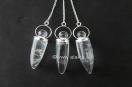 Crystal Quartz Cone & Ball Pendulum